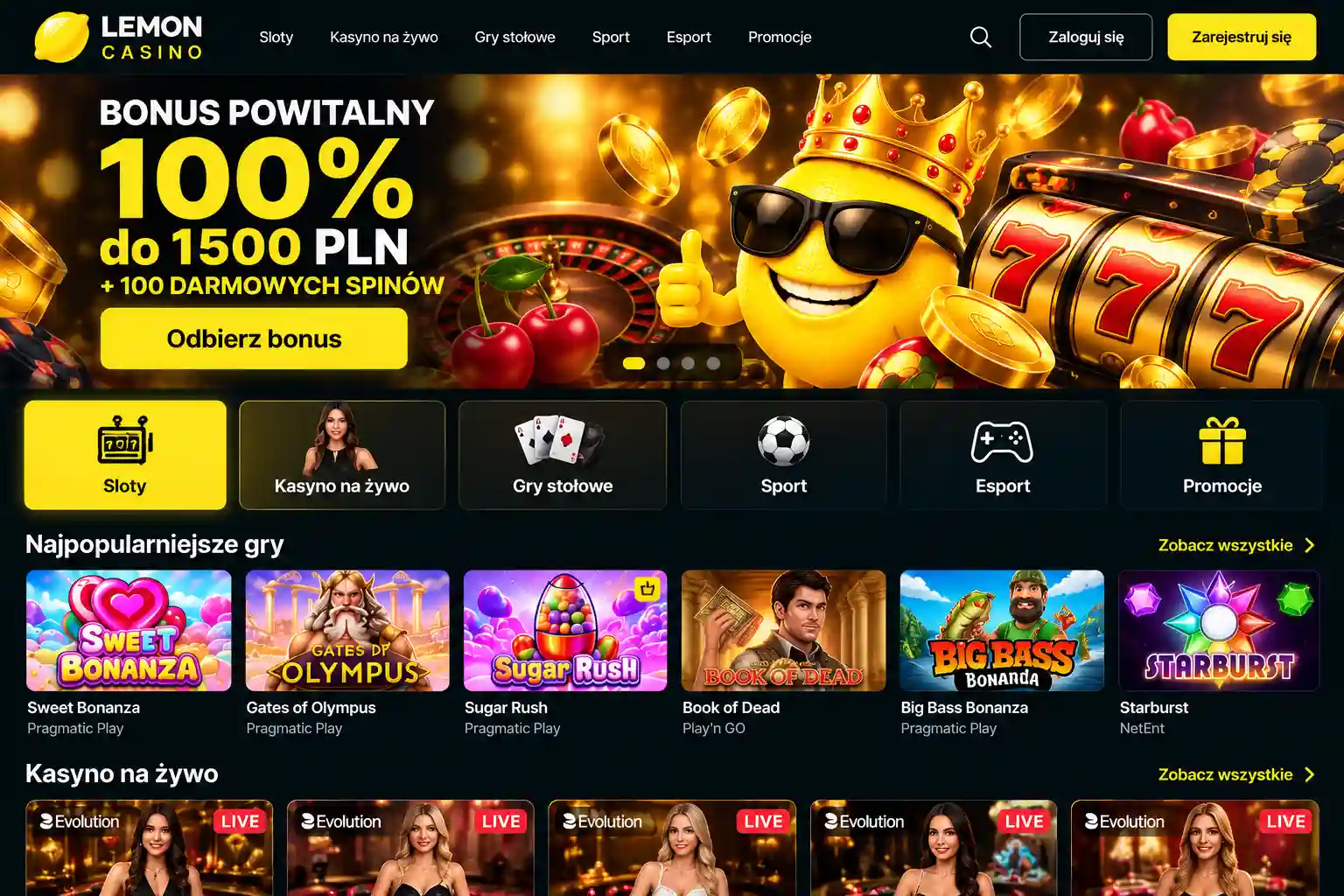 Strona główna Lemon Casino